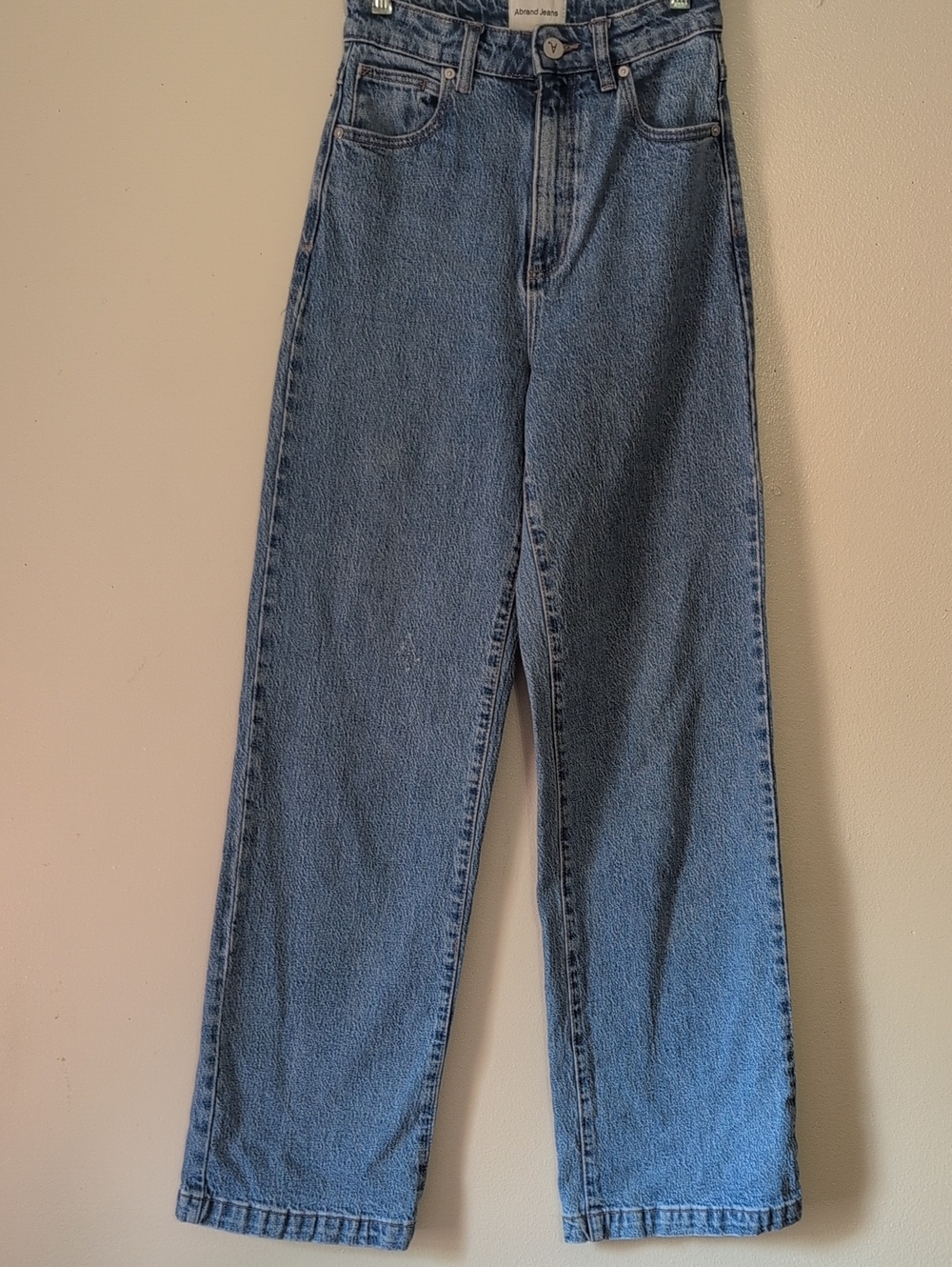 Abrand Jeans Stone Wash Blue Denim Jeans Size 25/0